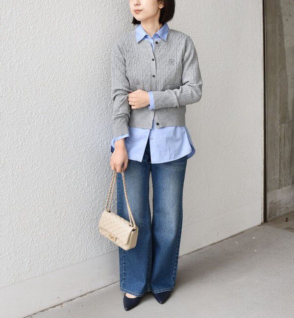 SHIPS Colors 「SHIPS Colors:〈手洗い可能〉ミニケーブル カーディガン◇」|カーディガン|