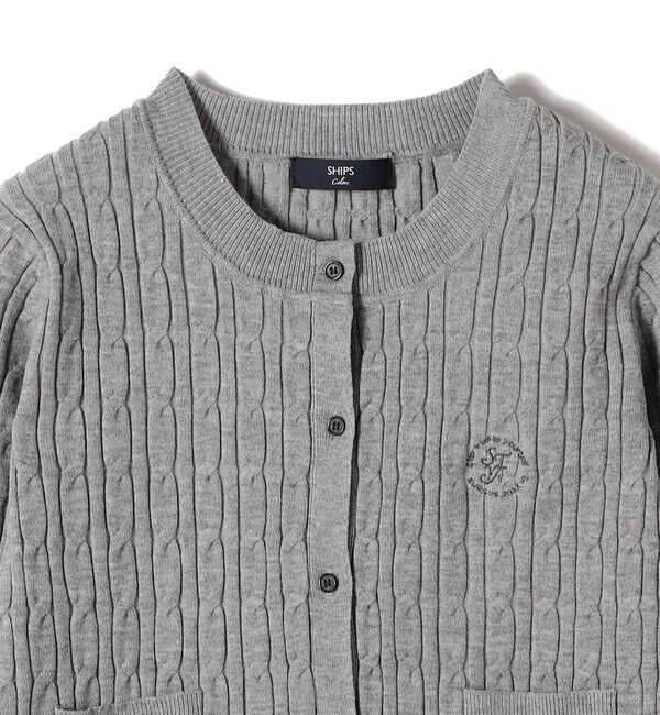 SHIPS Colors 「SHIPS Colors:〈手洗い可能〉ミニケーブル カーディガン◇」|カーディガン|