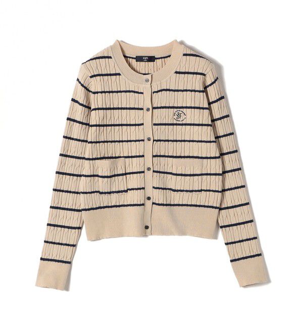 SHIPS Colors 「SHIPS Colors:〈手洗い可能〉ミニケーブル カーディガン◇」|カーディガン|