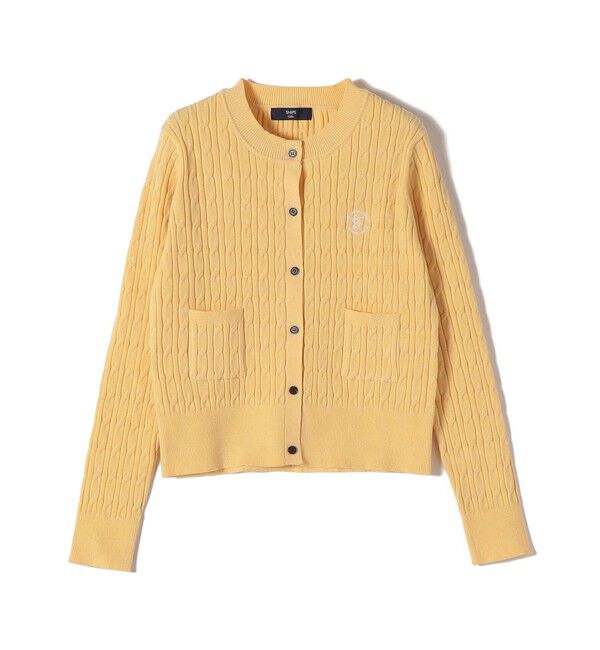 SHIPS Colors 「SHIPS Colors:〈手洗い可能〉ミニケーブル カーディガン◇」|カーディガン|