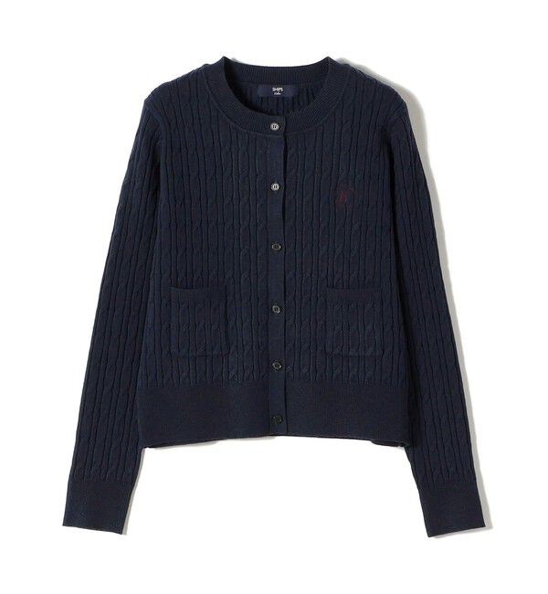 SHIPS Colors 「SHIPS Colors:〈手洗い可能〉ミニケーブル カーディガン◇」|カーディガン|
