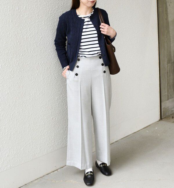 SHIPS Colors 「SHIPS Colors:〈手洗い可能〉ミニケーブル カーディガン◇」|カーディガン|