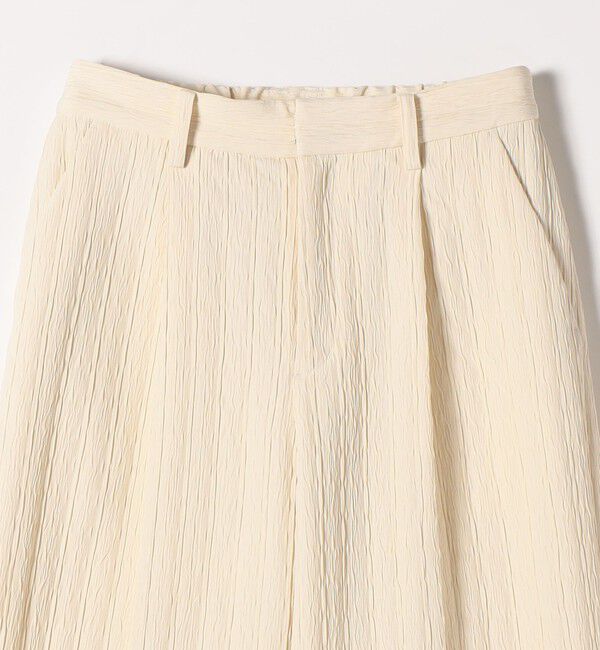 SHIPS any「SHIPS any:〈手洗い可能〉ジャカード タック セミワイド パンツ［NAVY BLUE］」|その他|