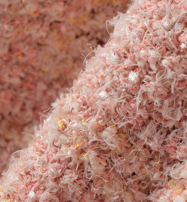 SHIPS for women「〈手洗い可能〉ミックスカラー ニット ジャケット」|ノーカラージャケット|