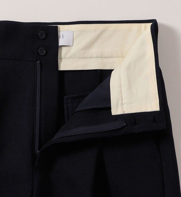 SHIPS any「《一部追加予約》SHIPS any:〈洗濯機可能〉ダブルクロス タック ストレート パンツ［NAVY BLUE］」|その他|