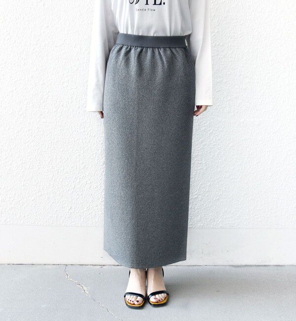 SHIPS for women「〈手洗い可能〉ダブル フェイス 前後 2WAY スカート」|スカート|