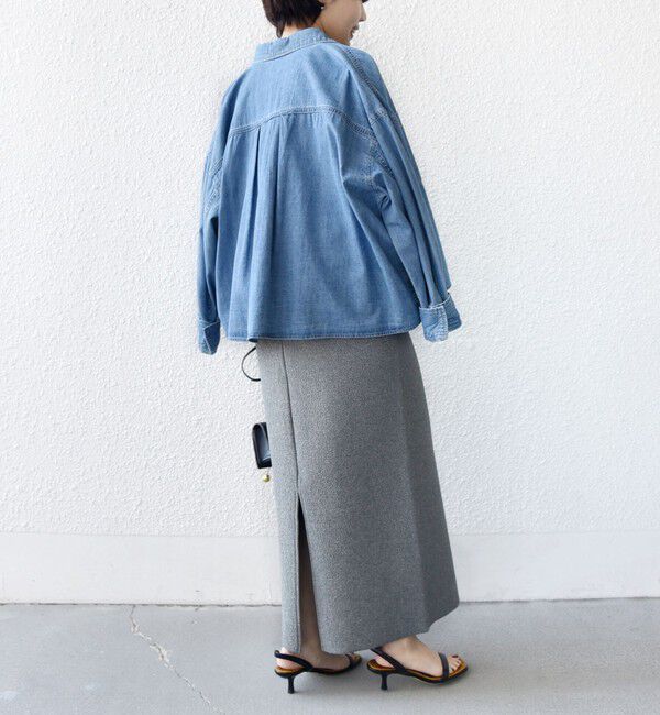 SHIPS for women「〈手洗い可能〉ダブル フェイス 前後 2WAY スカート」|スカート|