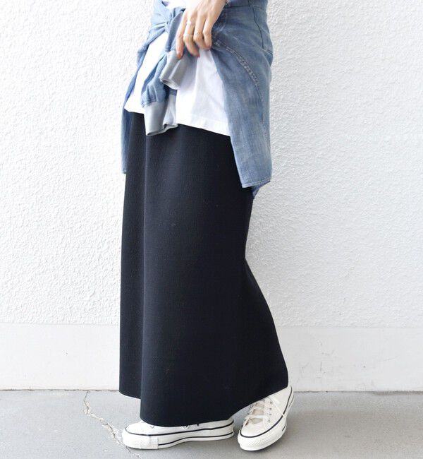 SHIPS for women「〈手洗い可能〉ダブル フェイス 前後 2WAY スカート」|スカート|
