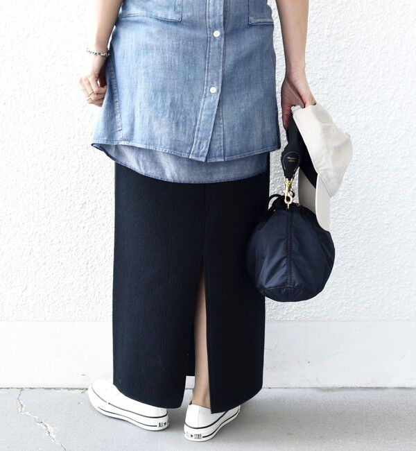 SHIPS for women「〈手洗い可能〉ダブル フェイス 前後 2WAY スカート」|スカート|