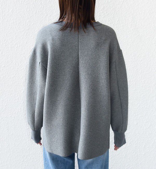 SHIPS for women「〈手洗い可能〉ダブル フェイス ニット リブ コンビ プルオーバー」|Tシャツ・カットソー|