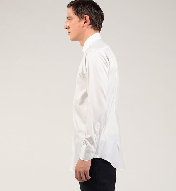 TOMORROWLAND MENS「120/2コットンフレンチツイル ループボタンダウンシャツ」|シャツ・ブラウス|