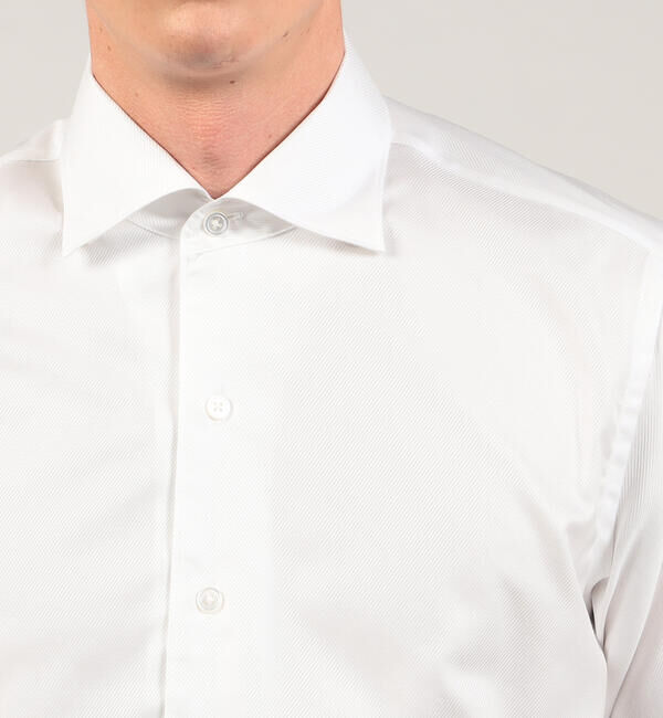 TOMORROWLAND MENS「120/2コットンフレンチツイル ループボタンダウンシャツ」|シャツ・ブラウス|