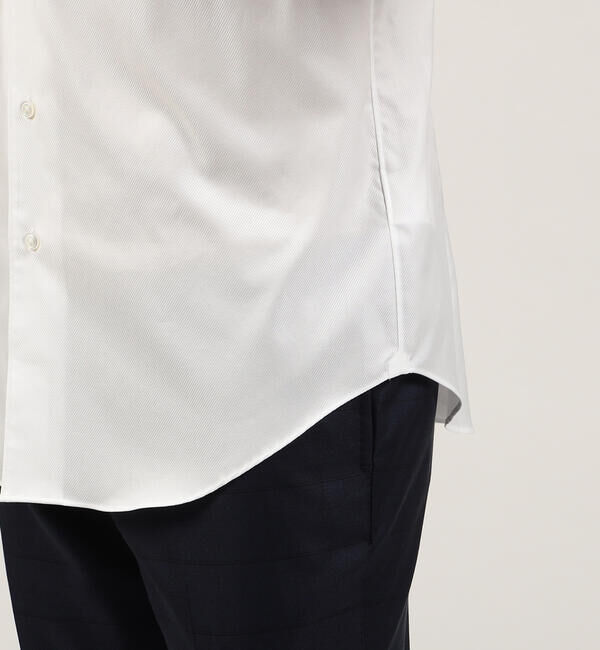 TOMORROWLAND MENS「120/2コットンフレンチツイル ループボタンダウンシャツ」|シャツ・ブラウス|