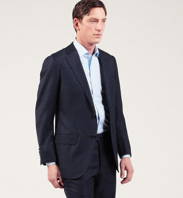 TOMORROWLAND MENS「120/2コットンフレンチツイル ループボタンダウンシャツ」|シャツ・ブラウス|