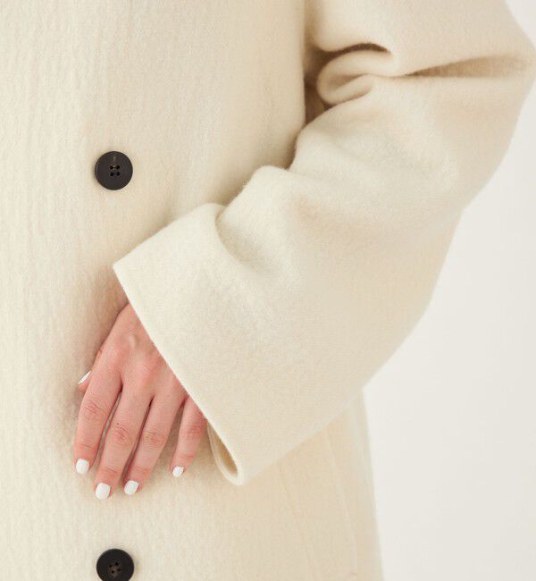 GALERIE VIE「ランダムウール カラーレスショートトレンチコート」|トレンチコート|
