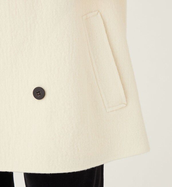 GALERIE VIE「ランダムウール カラーレスショートトレンチコート」|トレンチコート|