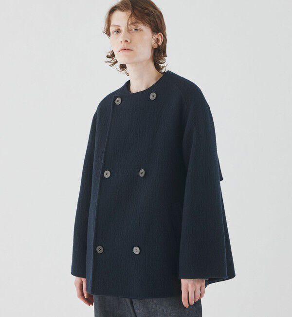 GALERIE VIE「ランダムウール カラーレスショートトレンチコート」|トレンチコート|