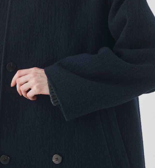 GALERIE VIE「ランダムウール カラーレスショートトレンチコート」|トレンチコート|