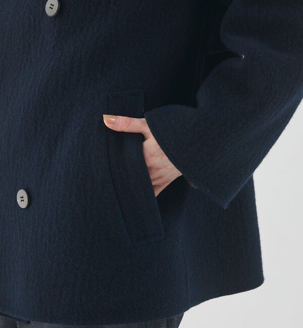 GALERIE VIE「ランダムウール カラーレスショートトレンチコート」|トレンチコート|