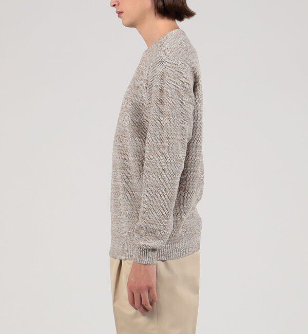 TOMORROWLAND MENS「TOMORROWLAND tricot ギマコットンリネン クルーネックプルオーバー」|ニット・セーター|