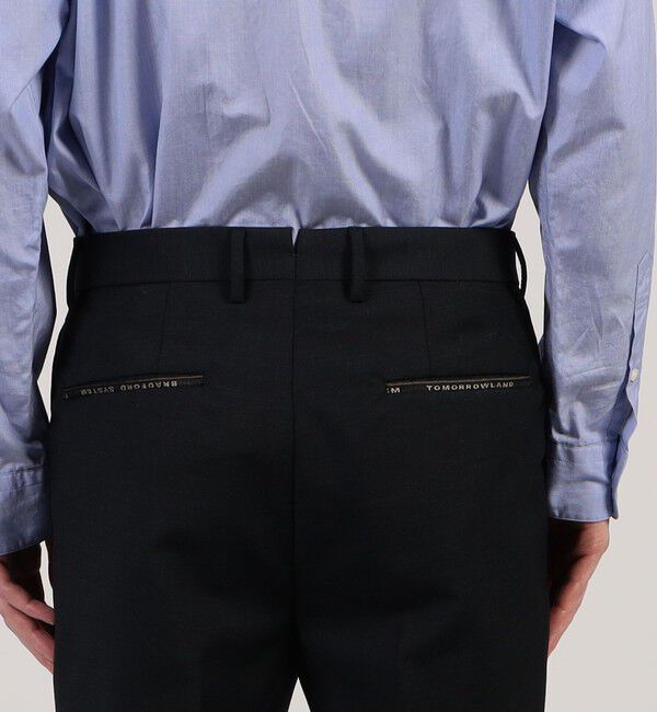 TOMORROWLAND MENS「シェットランドトロピカル ストレートスラックス」|スラックス|