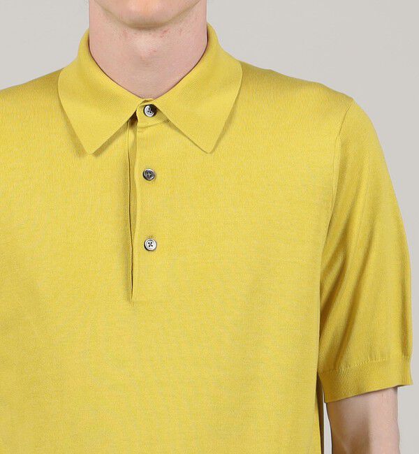 TOMORROWLAND MENS「シルクコットン ニットポロシャツ SESIA」|ニット・セーター|