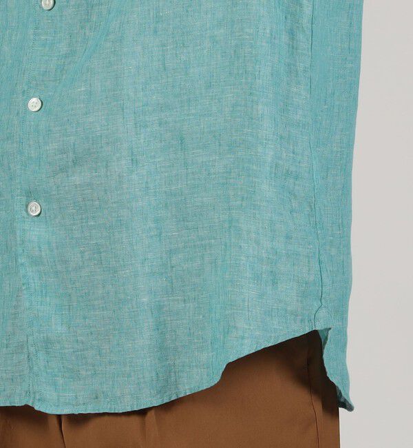 TOMORROWLAND MENS「リネン セミワイドカラーシャツ」|シャツ・ブラウス|