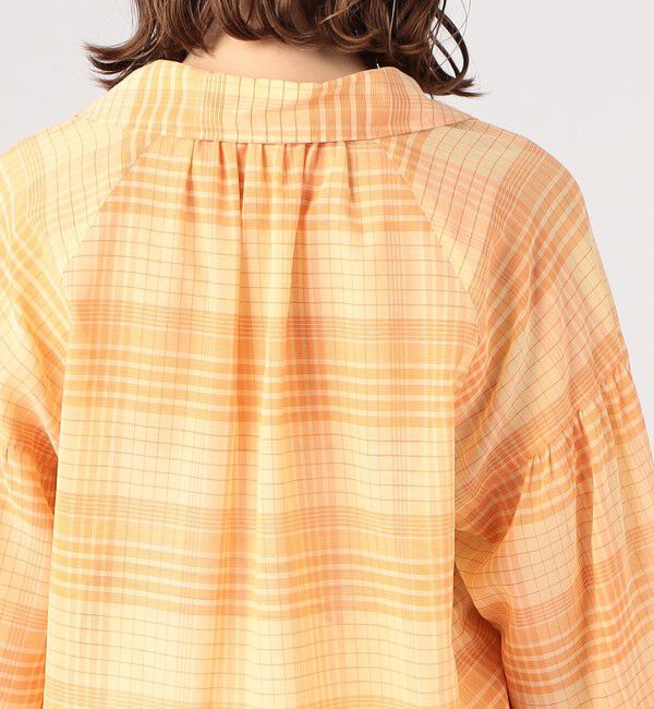 MACPHEE「コットンオーガンジー チュニックブラウス」|シャツ・ブラウス|