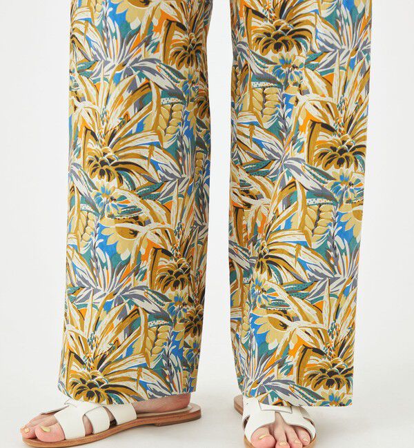 SOULEIADO「ジャングルプリント イージーストレートパンツ」|その他|