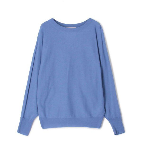 GALERIE VIE「クレープコットン ドルマンスリーブプルオーバー」|ニット・セーター|65 ブルー