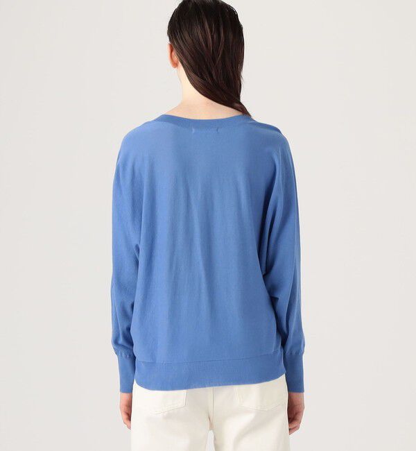 GALERIE VIE「クレープコットン ドルマンスリーブプルオーバー」|ニット・セーター|