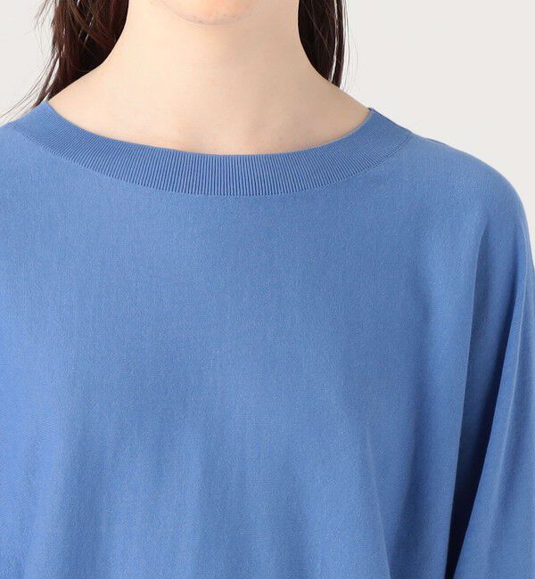 GALERIE VIE「クレープコットン ドルマンスリーブプルオーバー」|ニット・セーター|