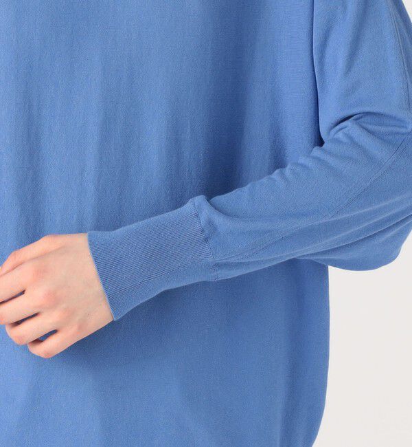 GALERIE VIE「クレープコットン ドルマンスリーブプルオーバー」|ニット・セーター|