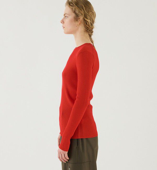 GALERIE VIE「プルミエールウールリブ クルーネックプルオーバー」|ニット・セーター|