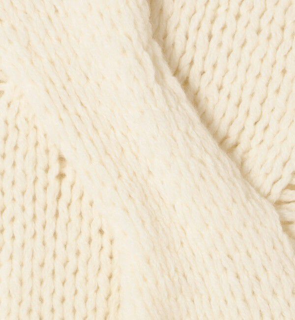 GALERIE VIE「ビッグケーブル ボートネックプルオーバー」|ニット・セーター|