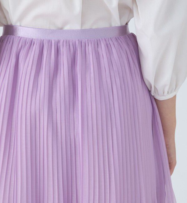 Ballsey「ポリエステルボイルプリーツ フレアスカート」|フレア|