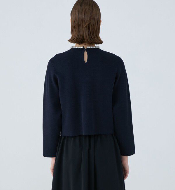 Ballsey「パールコンビ ポケットプルオーバー」|ニット・セーター|