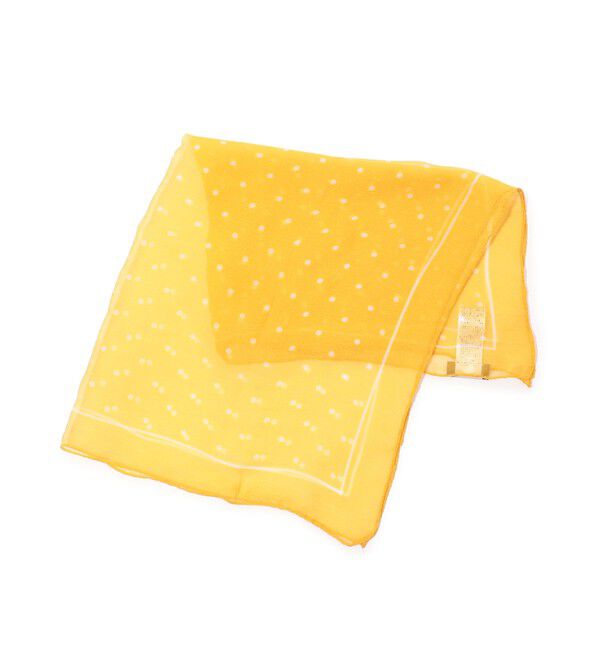 TOMORROWLAND GOODS「REGAGLIA シルク スカーフ」|バンダナ・スカーフ|26イエロー系