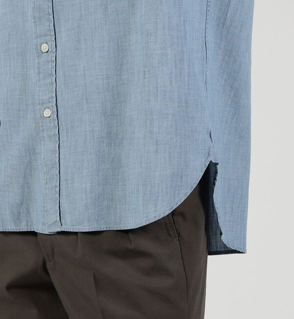 TOMORROWLAND MENS「コットンダンガリー ダブルポケットシャツ」|シャツ・ブラウス|