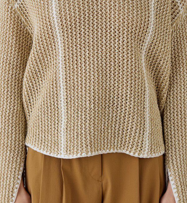 DES PRES「タックパターン ワイドプルオーバー」|ニット・セーター|