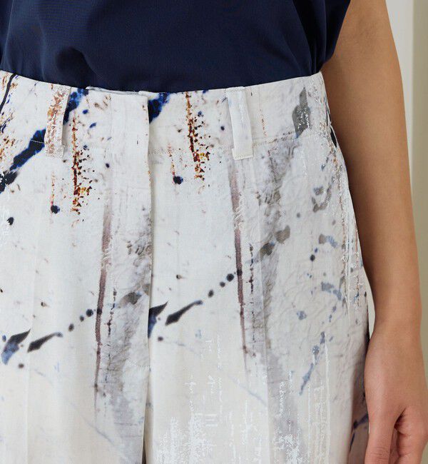 DES PRES「アブストラクトウォールプリント カーゴパンツ」|カーゴ|