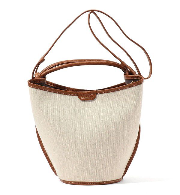 TOMORROWLAND GOODS「FEEL AND TASTE bar-knot bucket 」|ショルダー・メッセンジャー|42 ライトベージュ系