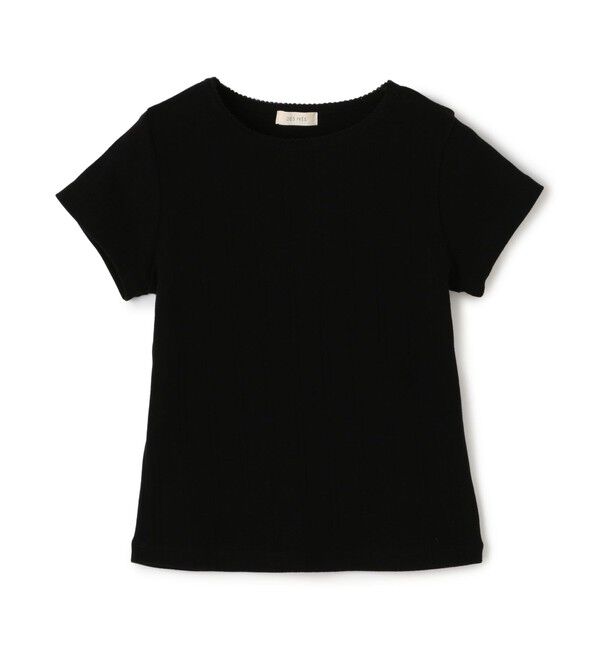 DES PRES「アイレットジャージー ミニTシャツ」|Tシャツ・カットソー|19 ブラック