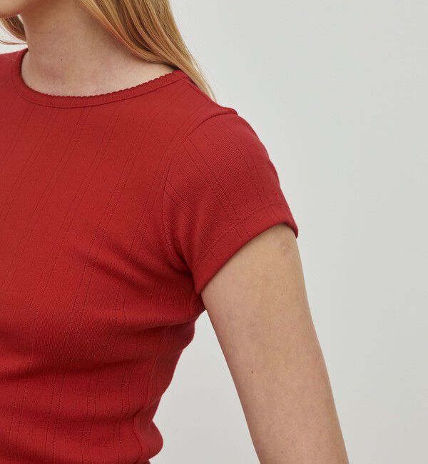 DES PRES「アイレットジャージー ミニTシャツ」|Tシャツ・カットソー|