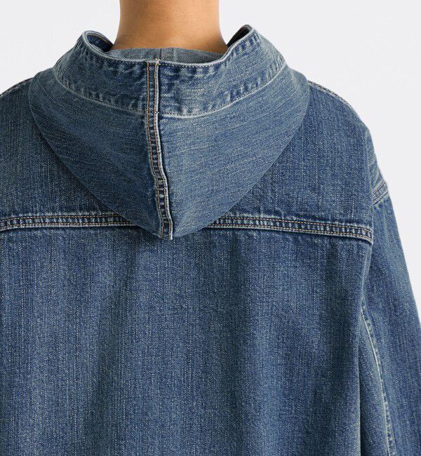 Edition「エッセンシャルデニム フーデットブルゾン」|ブルゾン・スタジャン|