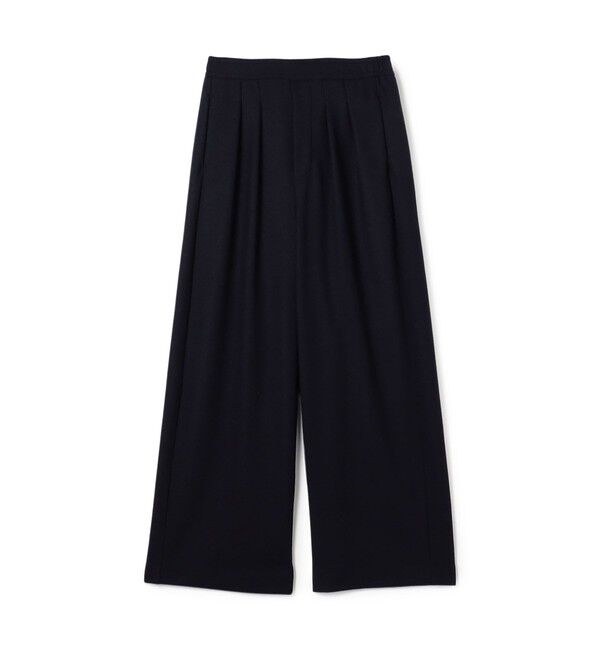 GALERIE VIE「ミルドスムース タックワイドパンツ」|その他|69 ネイビー