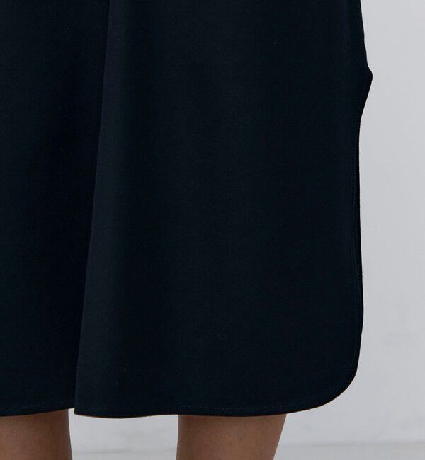 BACCA「ウールギャバジン フレアミディスカート」|フレア|