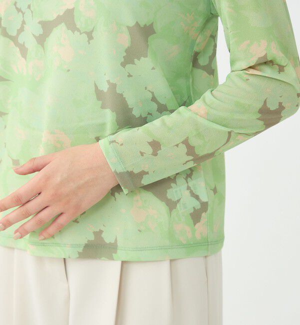 Ballsey「ピオニープリント ロングスリーブプルオーバー」|Tシャツ・カットソー|