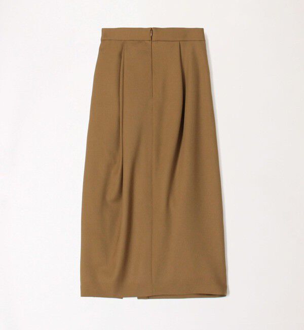 CABaN「ウールツイル ドレープミディスカート」|スカート|