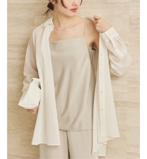 Plage「《追加予約》dull satin キャミソール」|キャミソール|